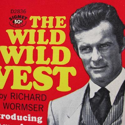 The Wild Wild West Richard Wormser CBS First Print 1966 Hollywood Cowboy Novel Book