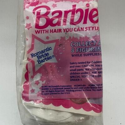 Barbie Vintage Happy Meals toy, sealed Doll with hair you can style