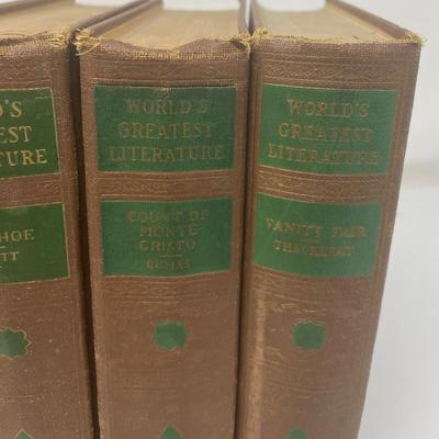 World's Greatest Literature Set of Five Books, Various Authors, Copr. Cuneo Press Inc.