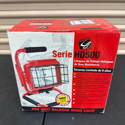 Lot 1281 500 watt halogen work lamp