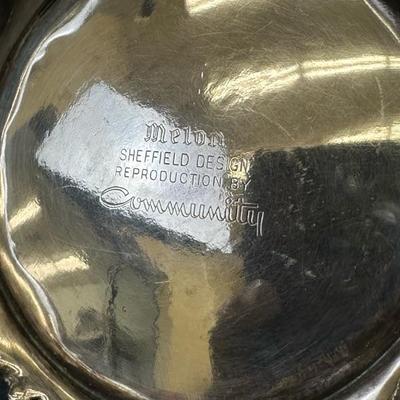 Lot 1268 Vintage Melon Sheffield Silver Plated Community Tea Coffee Service Set 5 piece