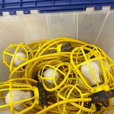 Lot 1292 electric cord temporary lights