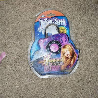 ART GEAR CASE-HANNA MONTANA LOCK-VINYL CARRY BAG