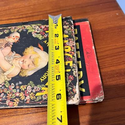 Antique Raggedy Ann Lot - 2 Books, 2 Dolls