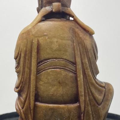 20 th  C. Chinese Immortal Elder Soapstone Figurine