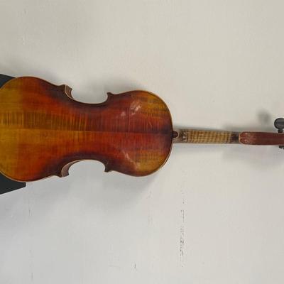 Antique German Antonius Stradivarius Violin with bow and case