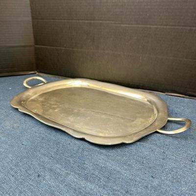 Lot 1315 Sterling silver tray by P Lopez G