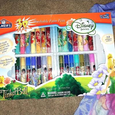 NEW DORA DRESS & TIARA AND DISNEY WASHABLE PAINT PENS