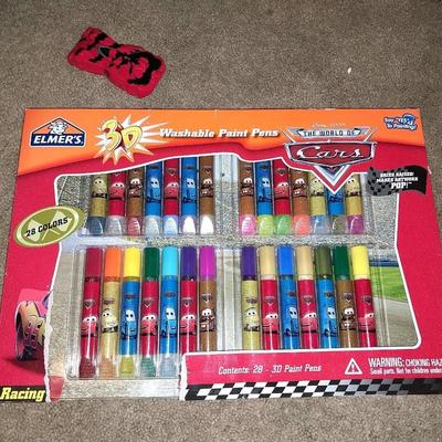 SESAME STREET 2PC SLEEPWEASR SET AND CARS PAINT PENS