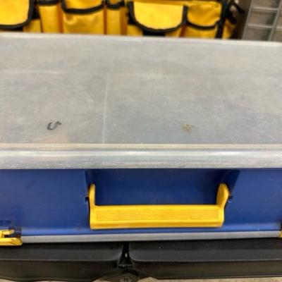 Lot 1341 tool box and screws storage bins