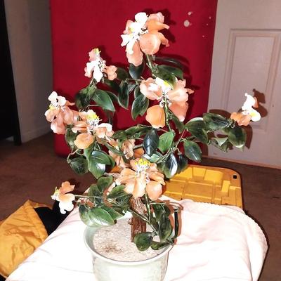 POTTED GLASS FLOWER PLANT
