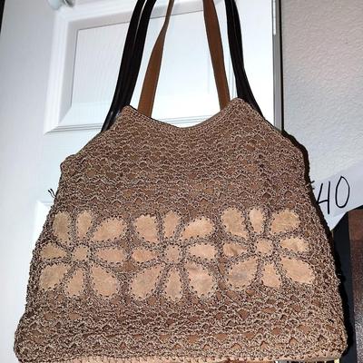 TWO SLYLISH PURSES ONE FROM NINE WEST