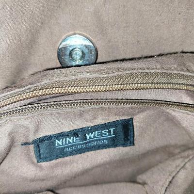 TWO SLYLISH PURSES ONE FROM NINE WEST