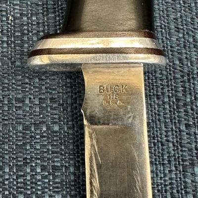 Lot 1344 buck knife model, 118