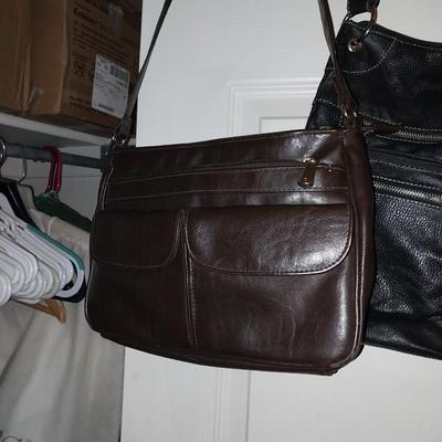 TWO LEATHER PURSES