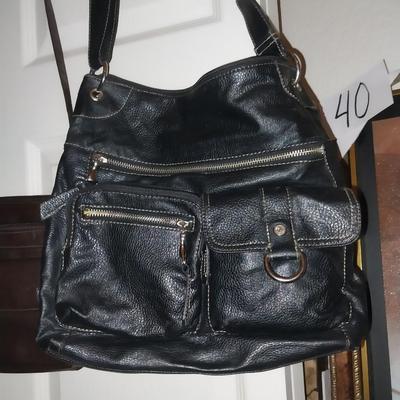 TWO LEATHER PURSES