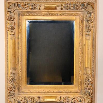 Framed, Beveled Wall Mirror