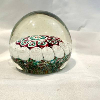 Vintage Controlled Bubble Art Glass