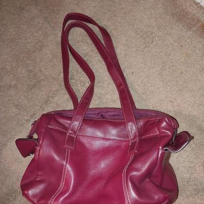 RED PURSH AND TWO WALLETS