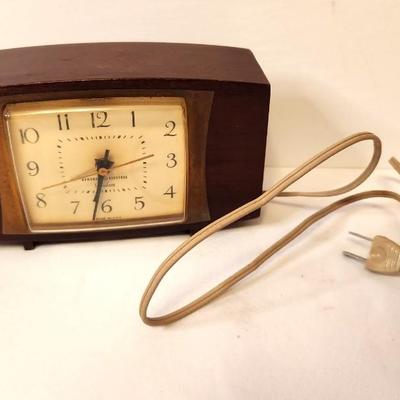 Lot #16 Vintage GE Telechron Bedside Clock - 1960's