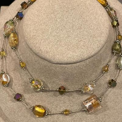 4 Large Bead necklace