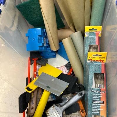 Lot 1359 household painting items