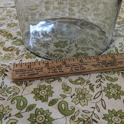 3 Vintage Hand Blown Glass Hurricane Candle Holder