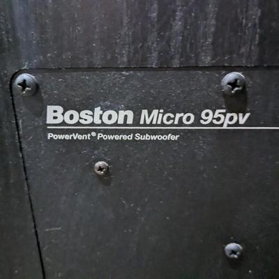 Boston Acoustics 9500 Micro 95pv PowerVent Powered Subwoofer