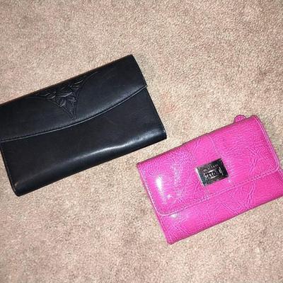 BLACK AND PINK WALLETS