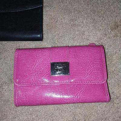 BLACK AND PINK WALLETS