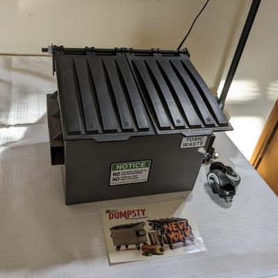 New #2 Dumpsty Mini Steel Desktop Dumpster in Raw Unpainted Steel