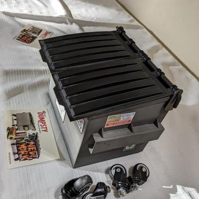 New #2 Dumpsty Mini Steel Desktop Dumpster in Raw Unpainted Steel
