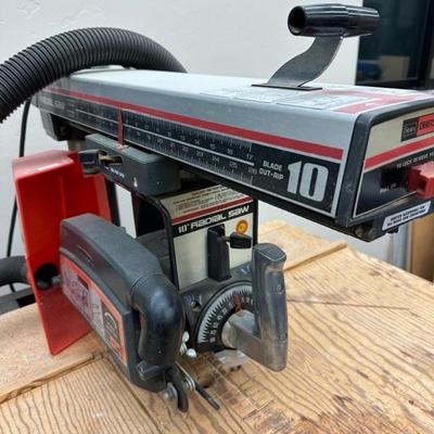 Lot 1372 vintage Sears craftsman 10 inch radial saw