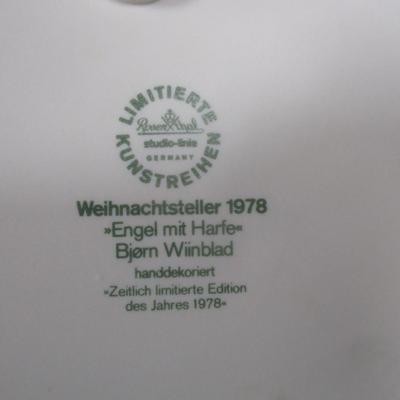 1978 Bjorn Winblad Weihnacht Steller Engel Mit Harfe Plate