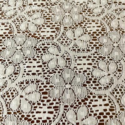 Crocheted Lace Tablecloth in Flower Pattern
