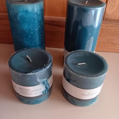 Four new threshold hand poured scented candles - Waterfall.