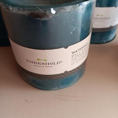 Four new threshold hand poured scented candles - Waterfall.