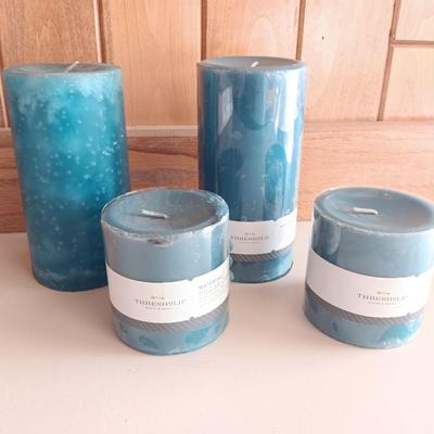 Four new threshold hand poured scented candles - Waterfall.