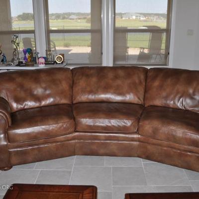 Flexsteel  Leather Sofa