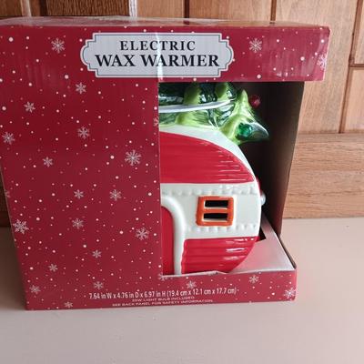 New Electric wax warmer - Camper with a pine tree with new scented wax cubes