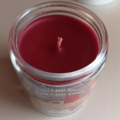 Three new candles - Evergreen - Mandarin & candied clove and Frosted Cranberry Bath & Bodyworks