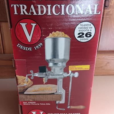 NEW Victoria Traditional Corn Grinder with high hopper