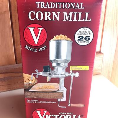NEW Victoria Traditional Corn Grinder with high hopper