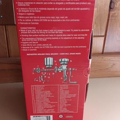 NEW Victoria Traditional Corn Grinder with high hopper