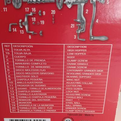 NEW Victoria Traditional Corn Grinder with high hopper