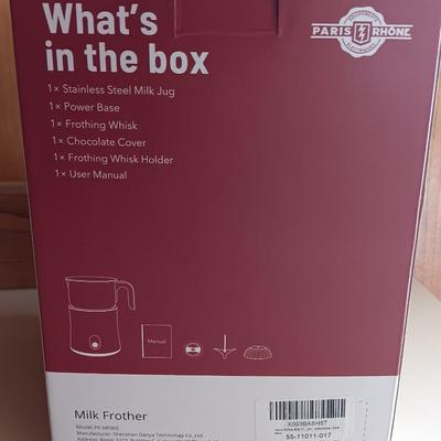 NEW Paris Rhone Milk Frother