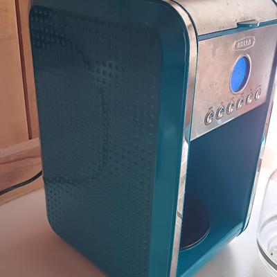 Sensio Inc. Bella Electric Coffee maker - working condition wonderful TEAL color!