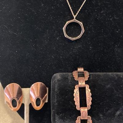 Copper color jewelry