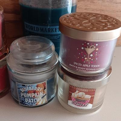10 New miniature scented candles