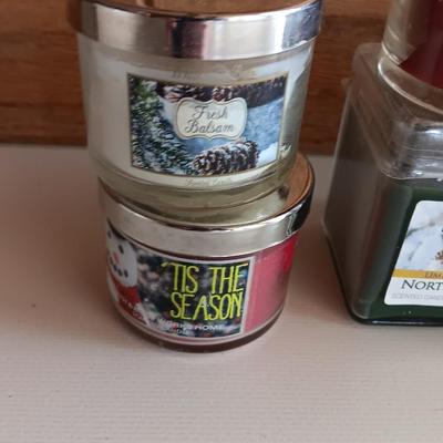 10 New miniature scented candles